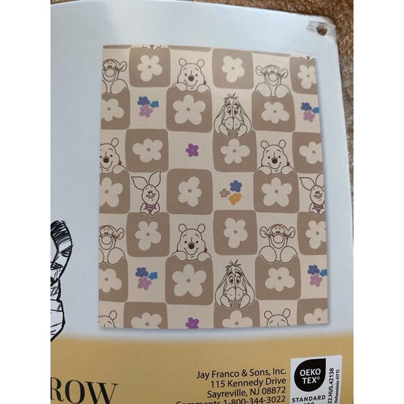 Disney Winnie The Pooh Piglet Preschool Toddler Throw Blanket 40 X 50” NEW - Picture 4 of 13